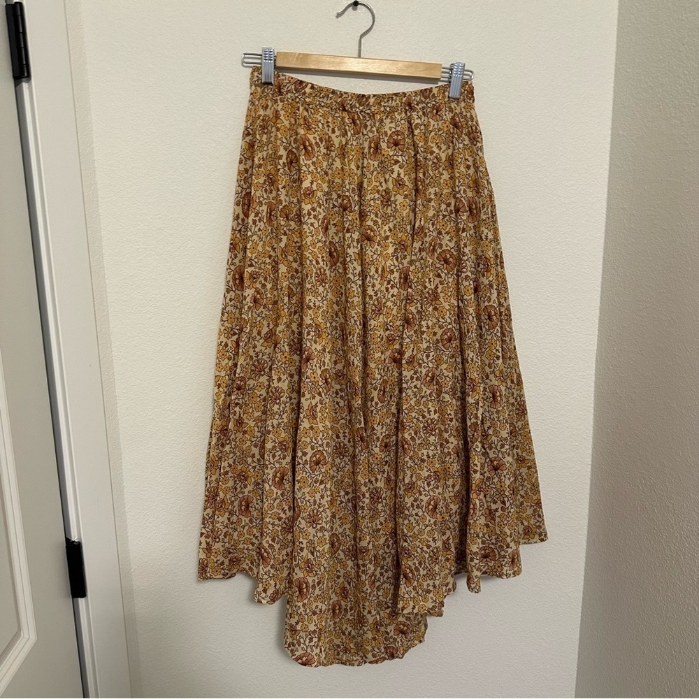 SPELL & The Gypsy Sundown Floral Maxi Skirt Elastic Waist Size Small Women’s - Picture 8 of 10